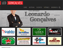 Tablet Screenshot of leogoncalves.com.br